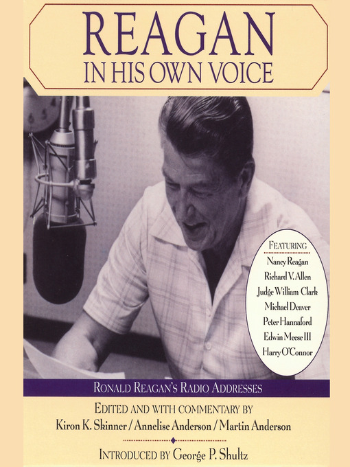 Title details for Reagan In His Own Voice by Kiron K. Skinner - Wait list